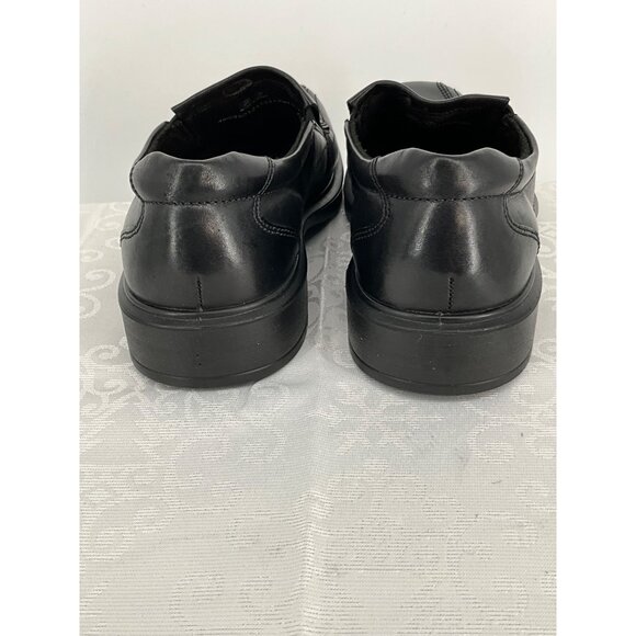 Ecco Mens Leather Slip-On Loafers Size 40 Black - Picture 7 of 7